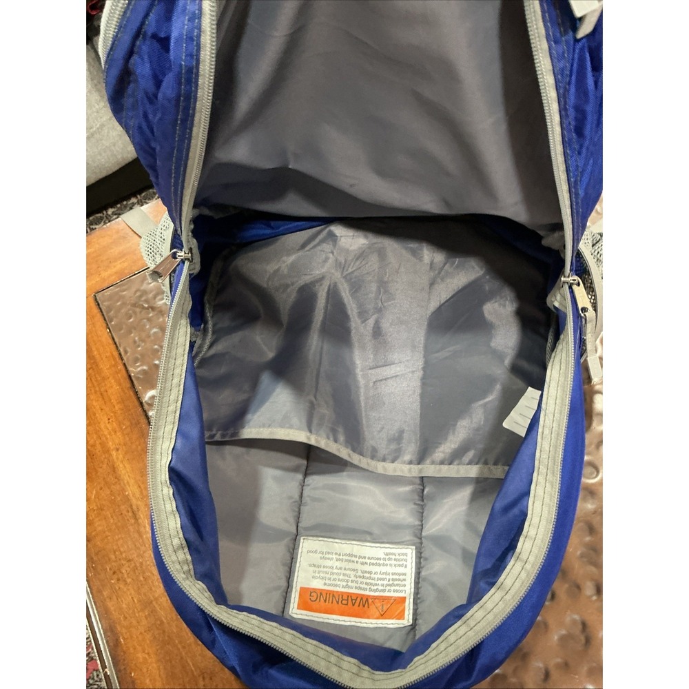 L.L. Bean Delux Book Backpack, 37L, Royal Blue, School, Travel, Work, XQ505191 - Picture 9 of 10